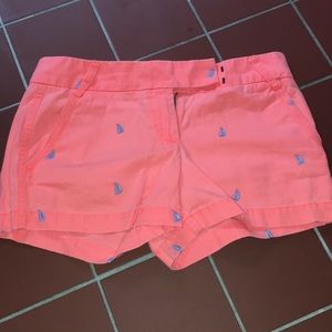 J Crew Sailboat Embroidered Shorts - 4
